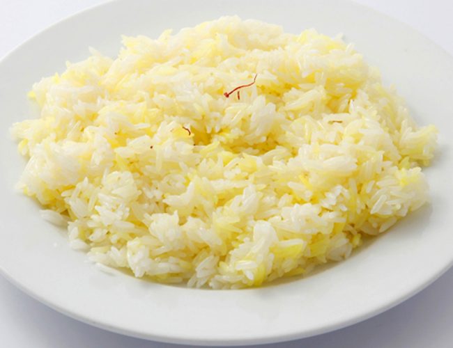 Garlic Saffron Rice